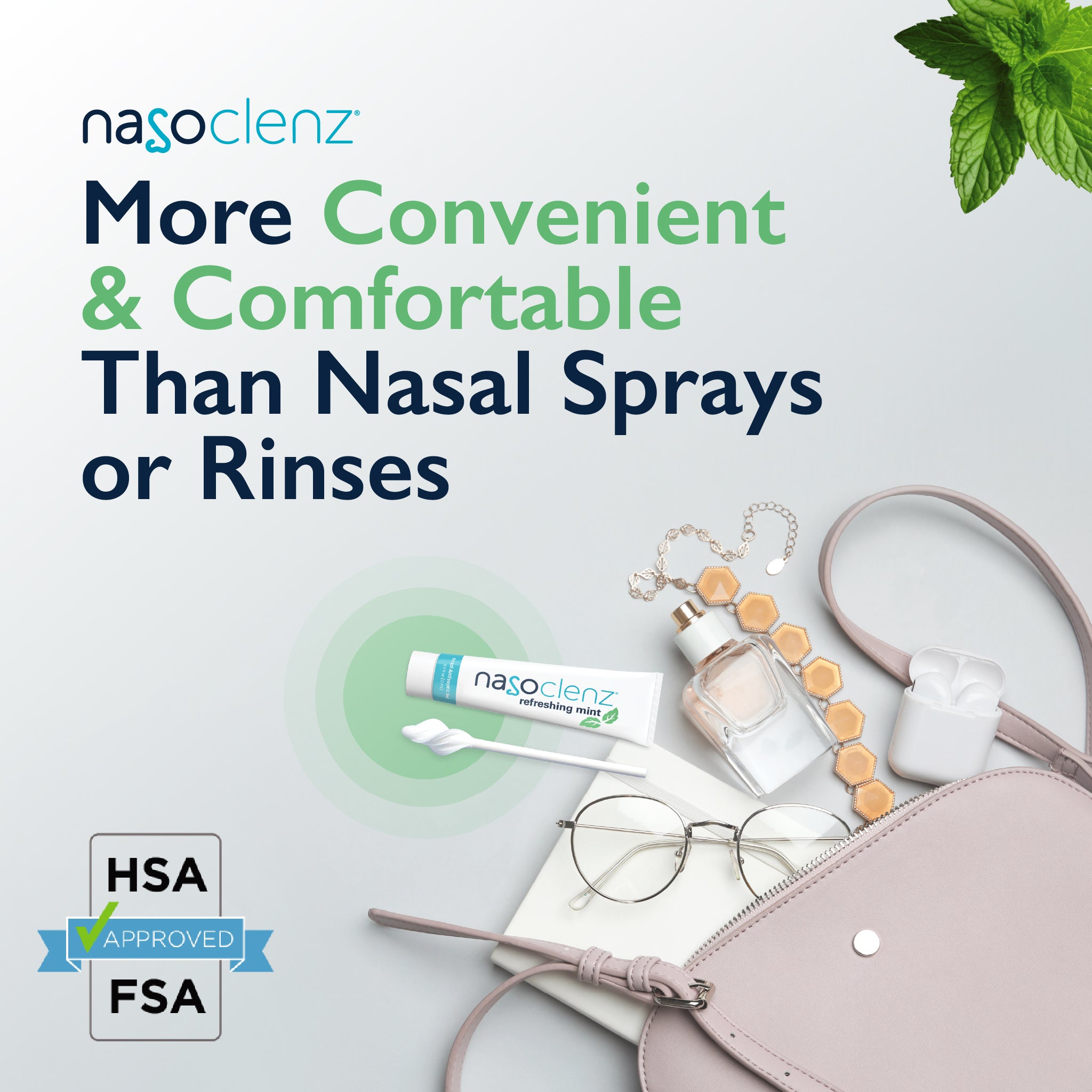 Nasal Cleansing Travel Kit 4ct - Mint - Sold Out – NasoClenz